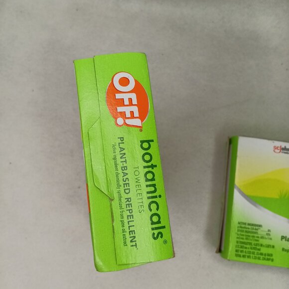 OFF! Botanicals 10CT Plant Based Mosquito Repellent Towelettes Deet Free 2 PACK - Picture 7 of 9